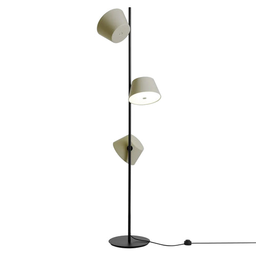 Tam Tam Floor Lamp: Three Shades + Sand
