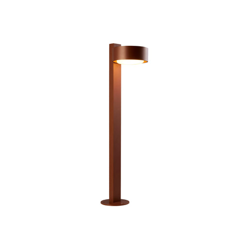 Plaff-On! Outdoor Bollard: Rust Brown