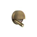 Ledtube R Wall Lamp: Left + Bronze