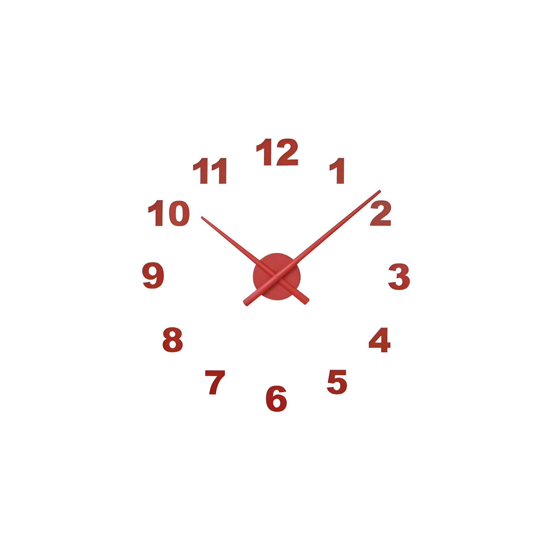 Oj Numbers Wall Clock: Mini - 20.5