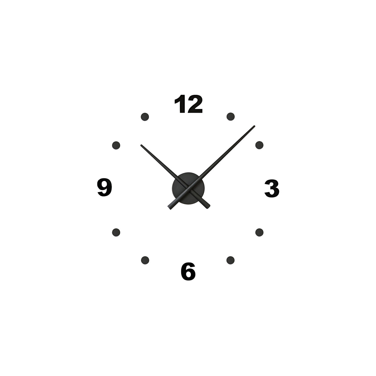 Oj Numbers Wall Clock: Mini - 20.5