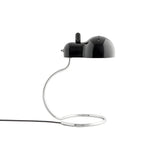 Minitopo Table Lamp: Black + Polished Chrome