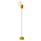 Cantilever Floor Light: Mustard + White