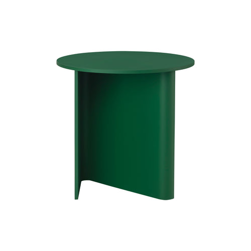 Nami Side Table: Round + Lacquered Pine