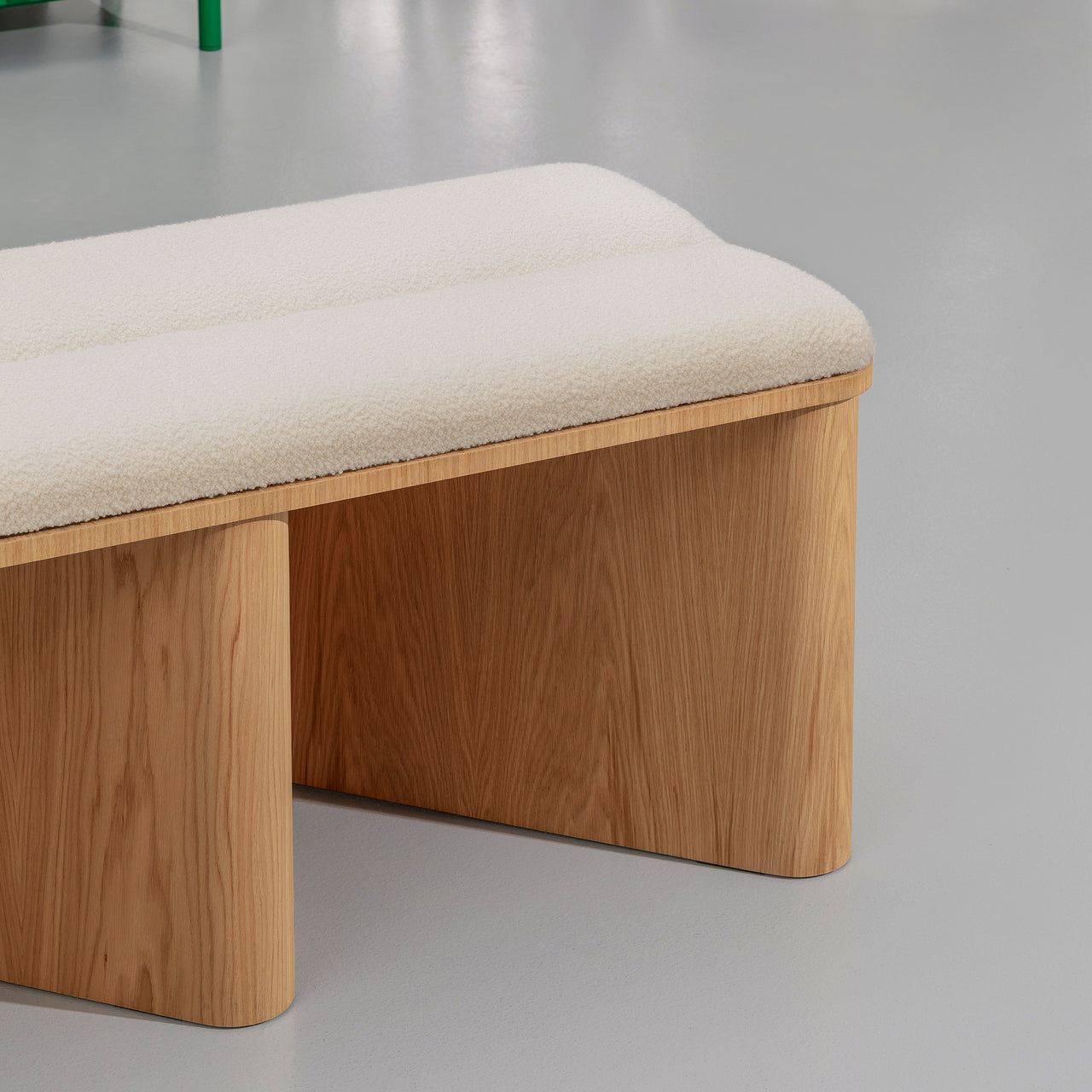 Nami Medium Bench: Upholstered