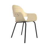 Showtime Nude Chair with Metal Base: Natural Ash + Anthracite Grey