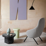 Nebula Lounge Tube Chair: Steel Base