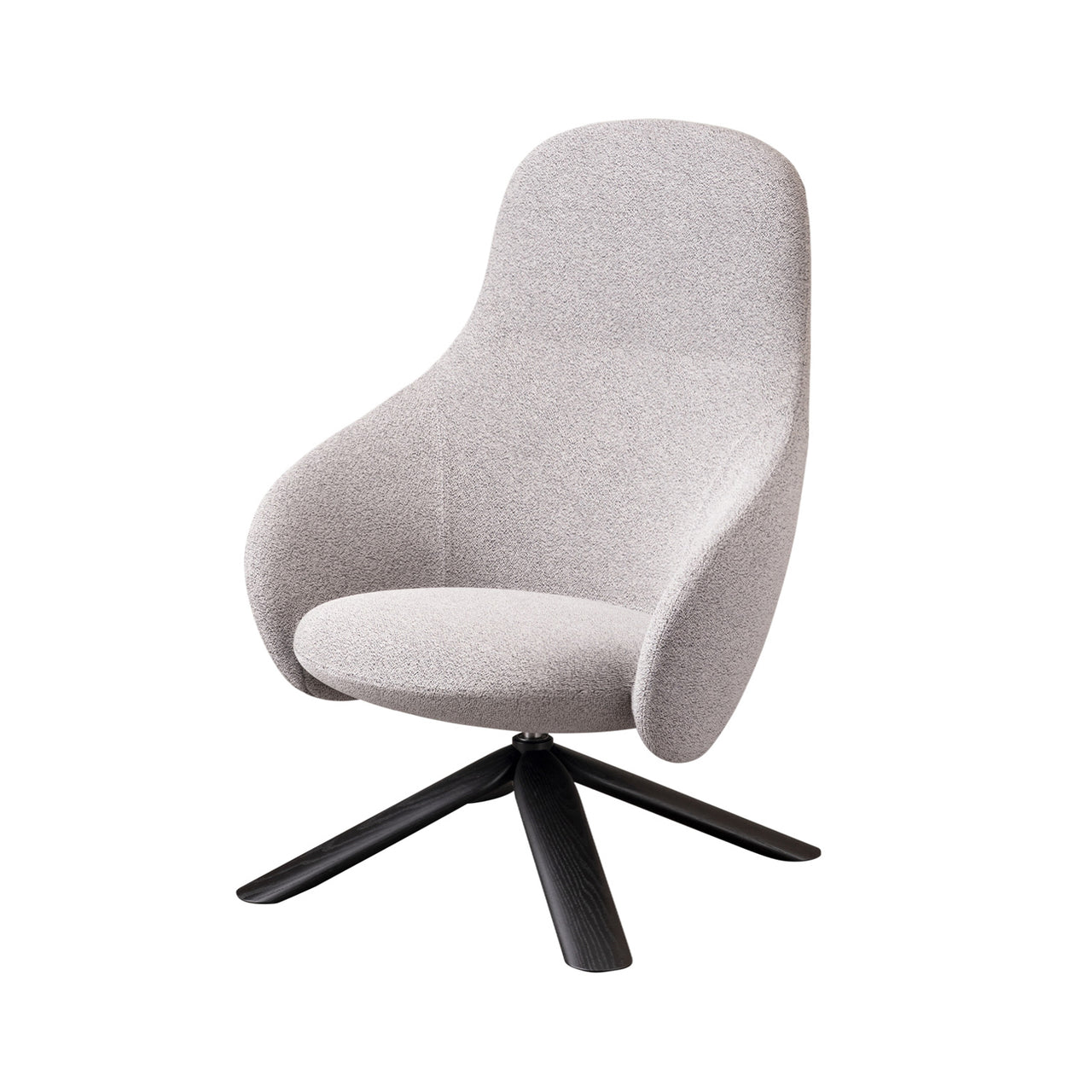 Nebula Lounge Chair: Black Ash