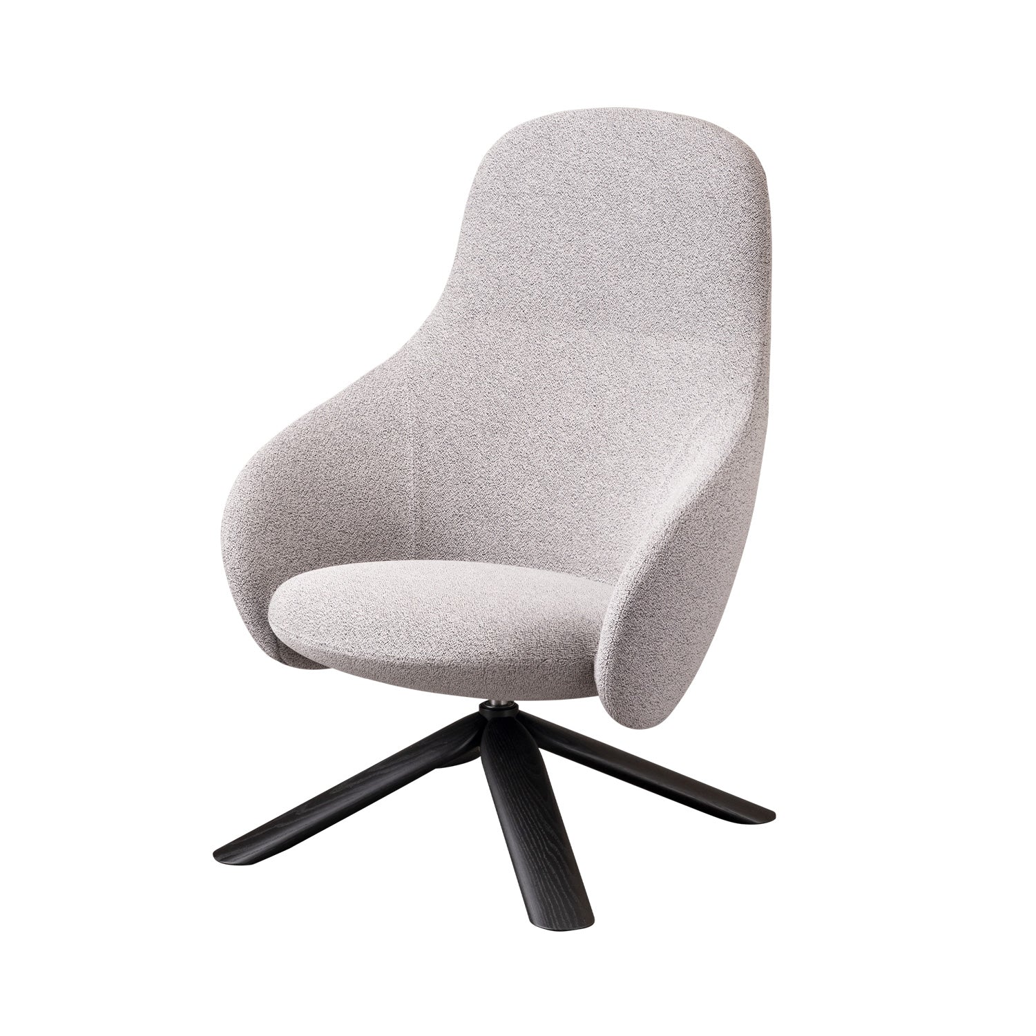 Nebula Lounge Chair: Black Ash