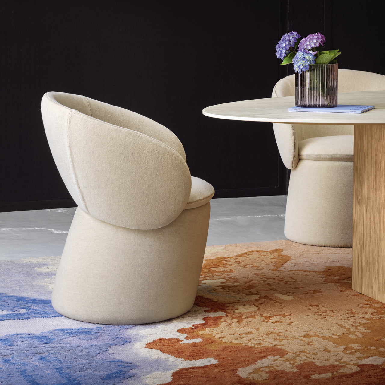 Nebula Monaca Chair: Fully Upholstered