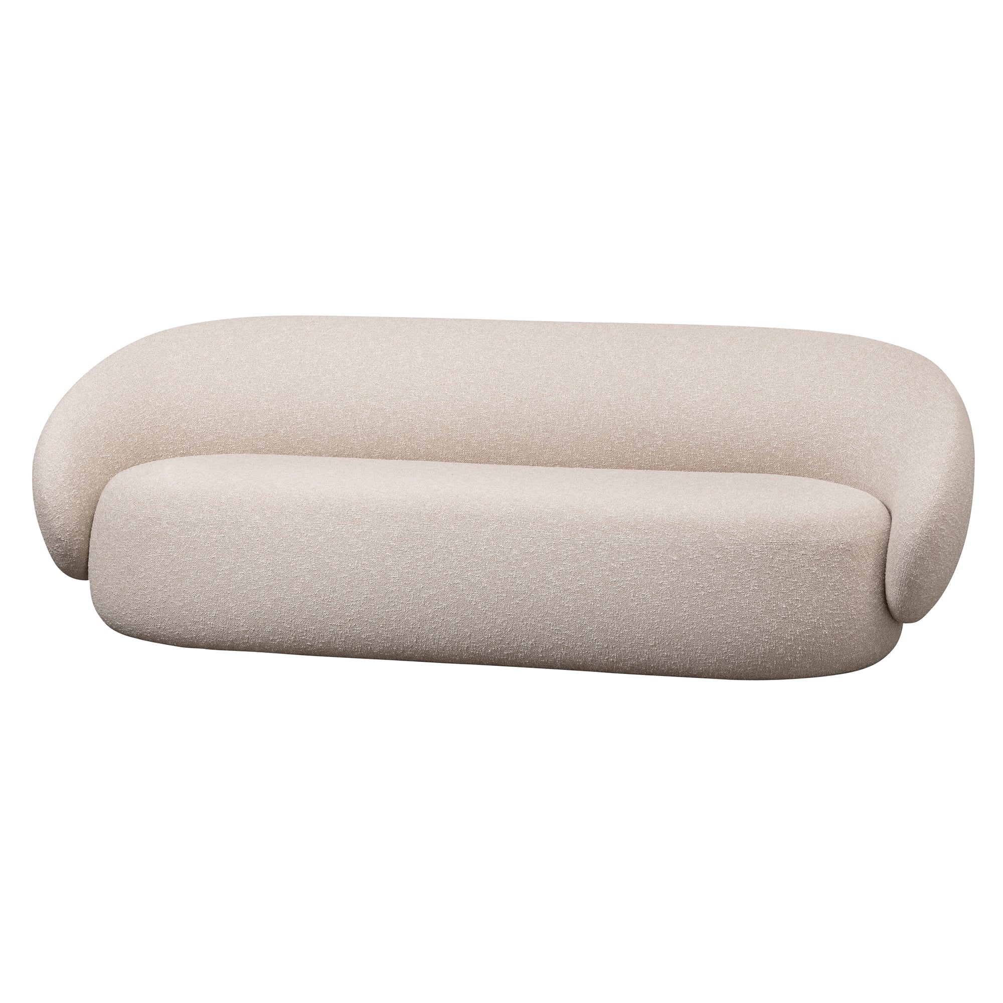Nebulone Sofa + Pouf: Upholstered + Sofa
