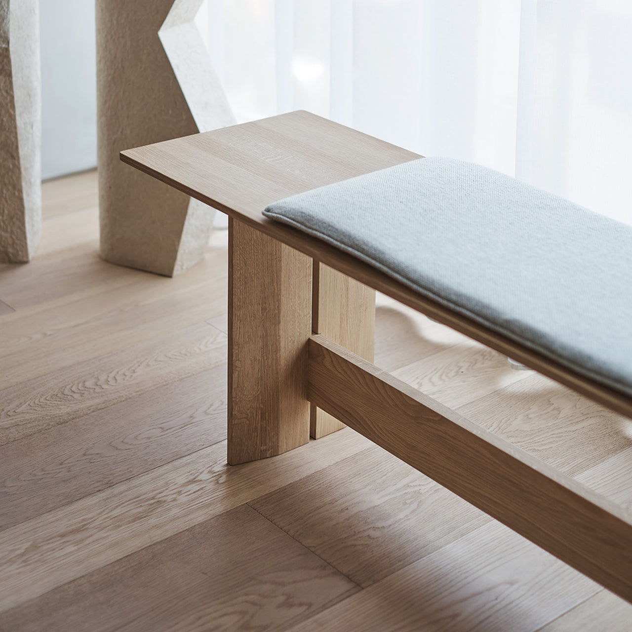 Bench A-B01: Upholstered