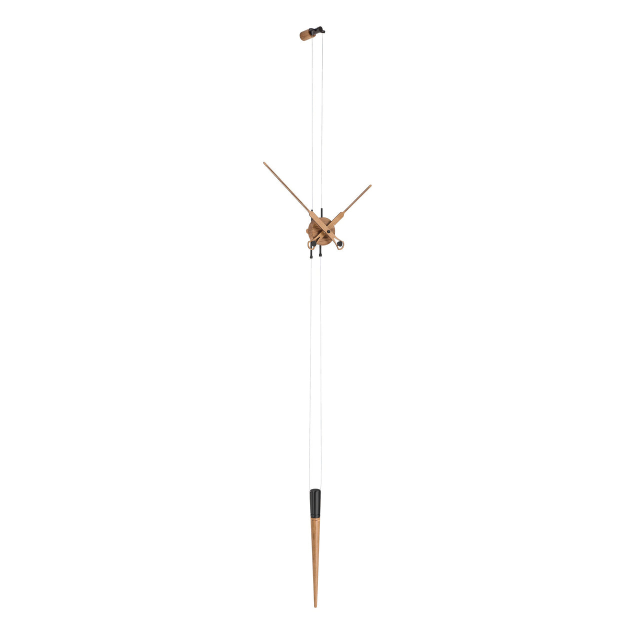 Pendulo Premium Wall Clock: Oak