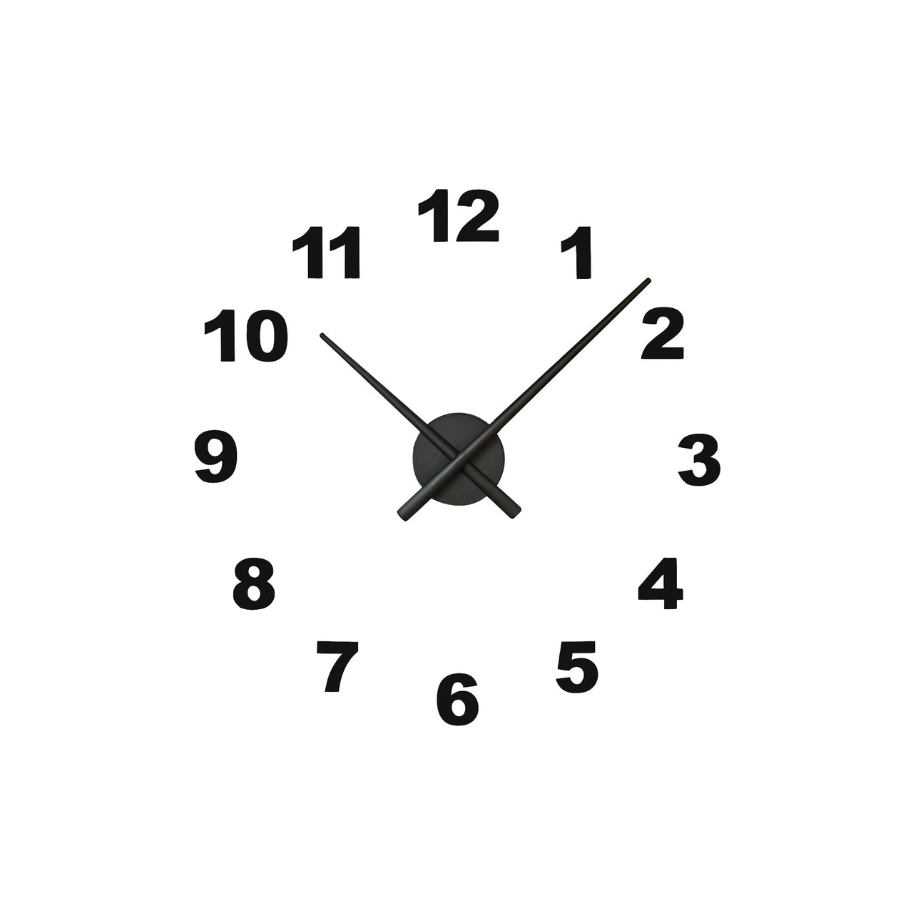Oj Numbers Wall Clock: Small - 33.1