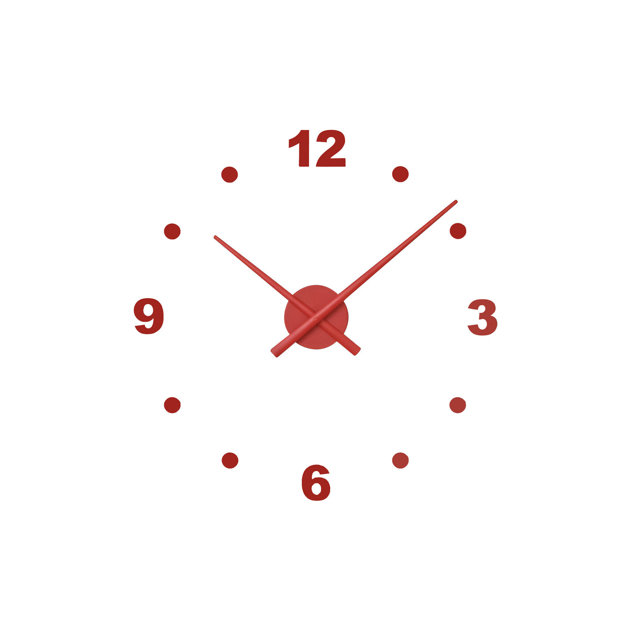 Oj Numbers Wall Clock: Small - 33.1