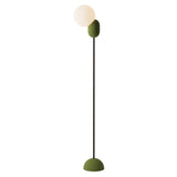 Cantilever Floor Light: Olive + Black