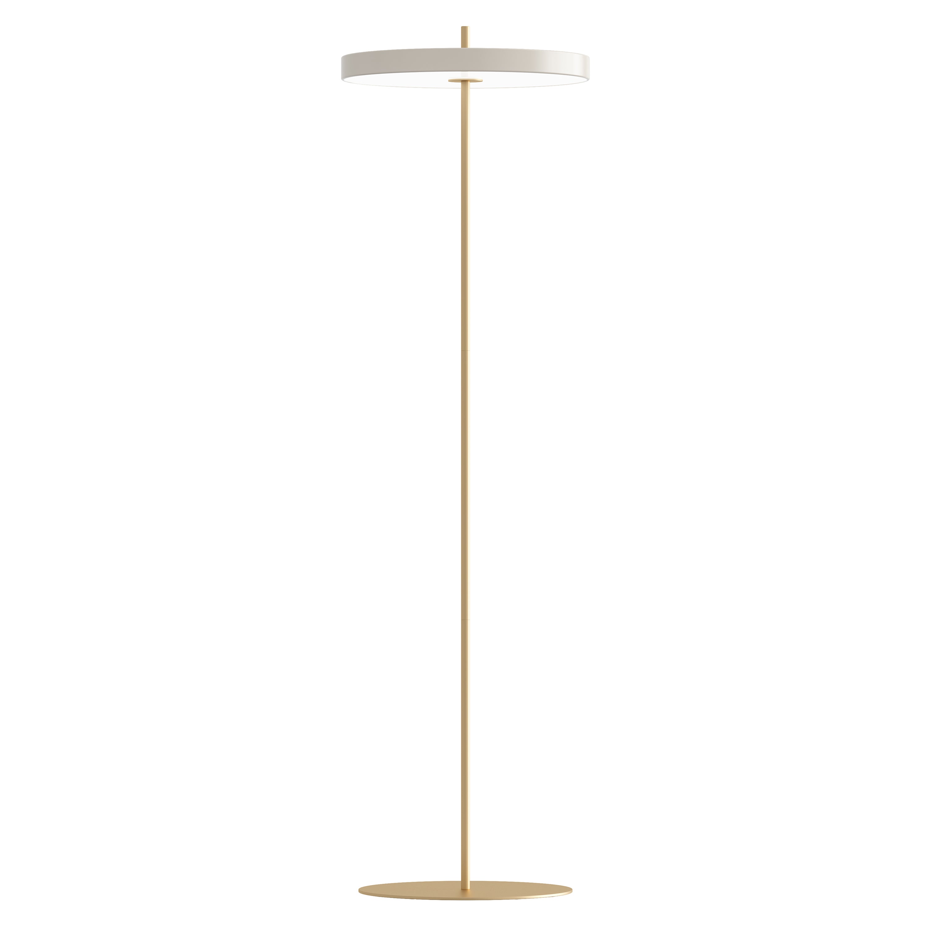 Asteria Floor Lamp: Pearl White