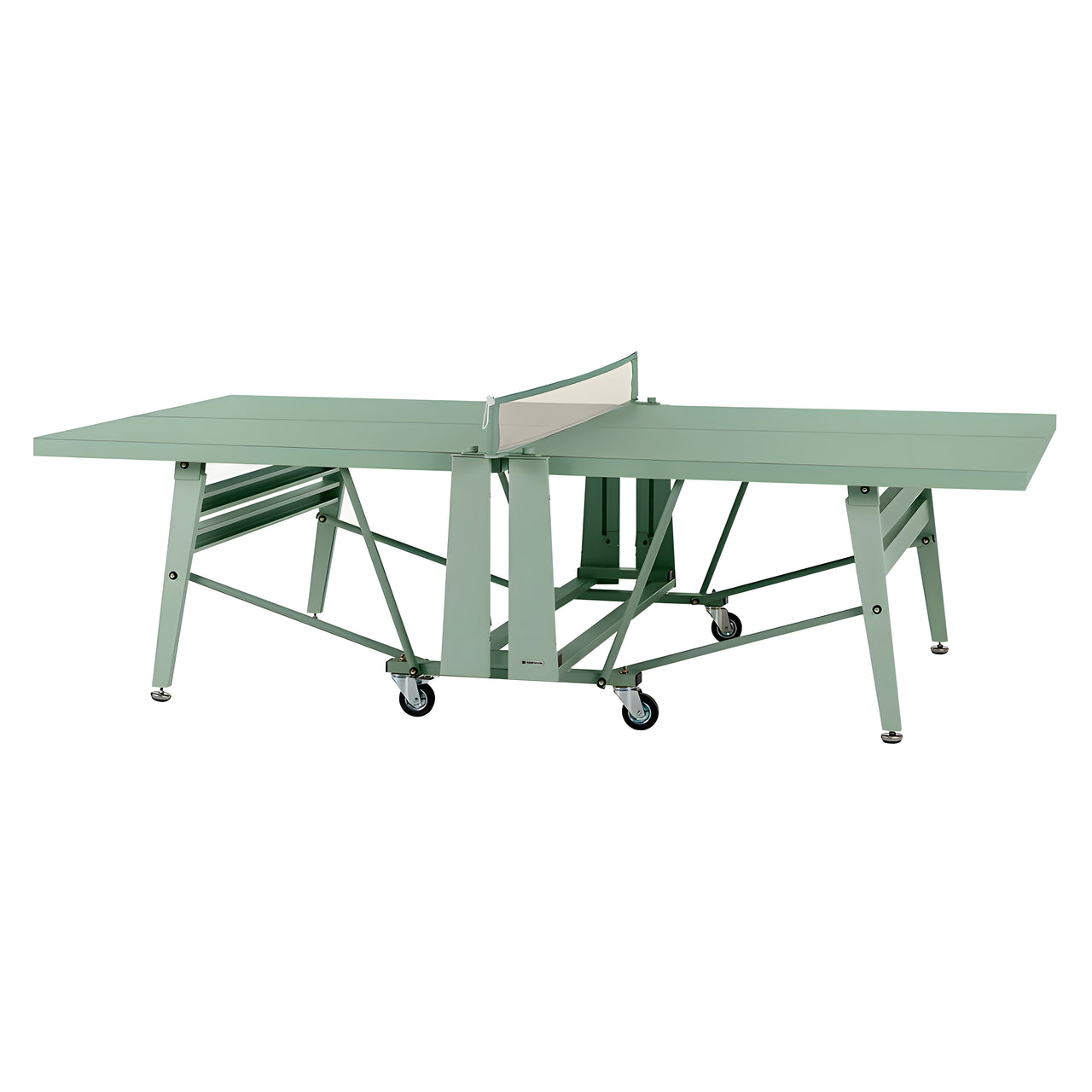 RS Folding Ping Pong Table: Monochrome Edition + Warm Sage