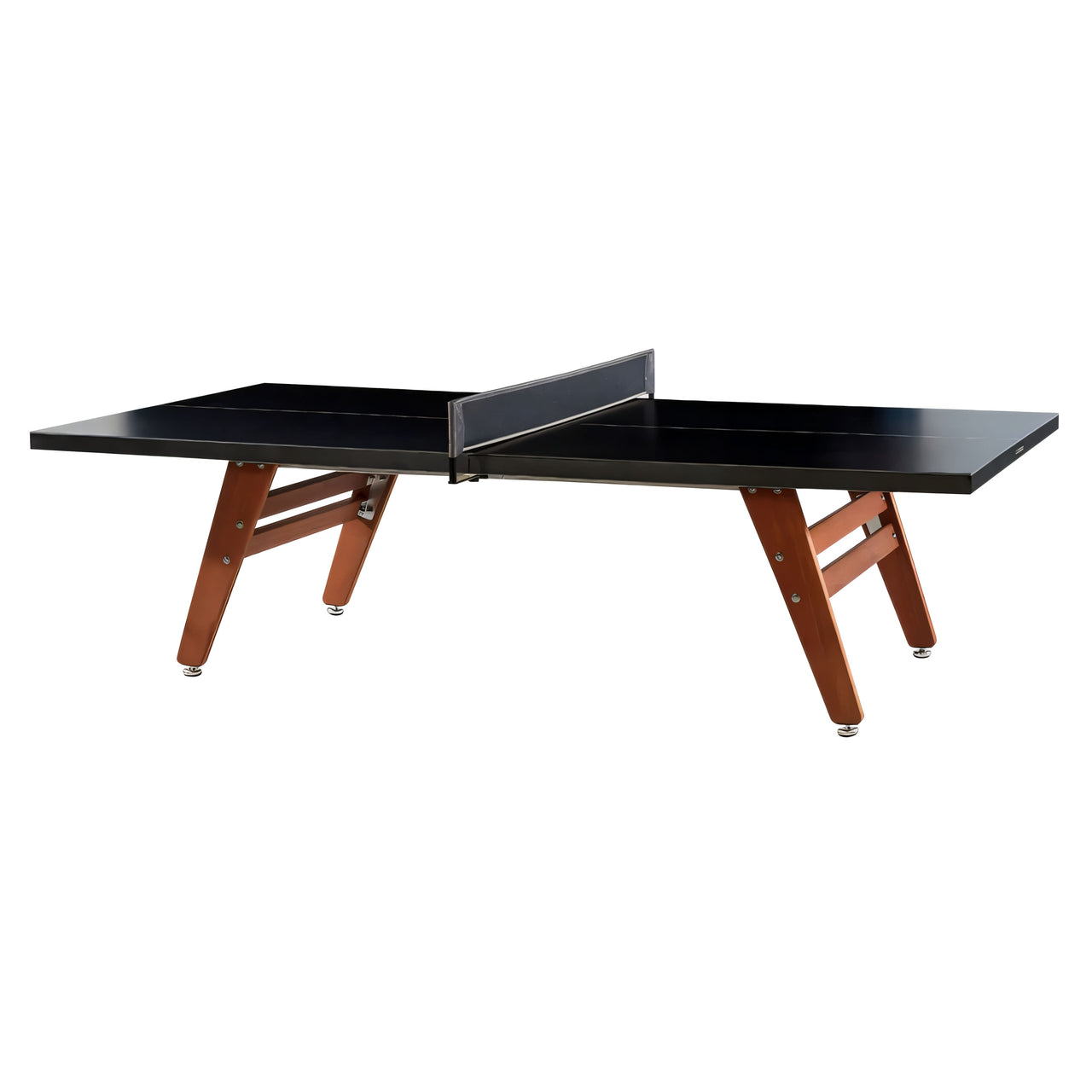 RS Stationary Ping Pong Table: Jet Black