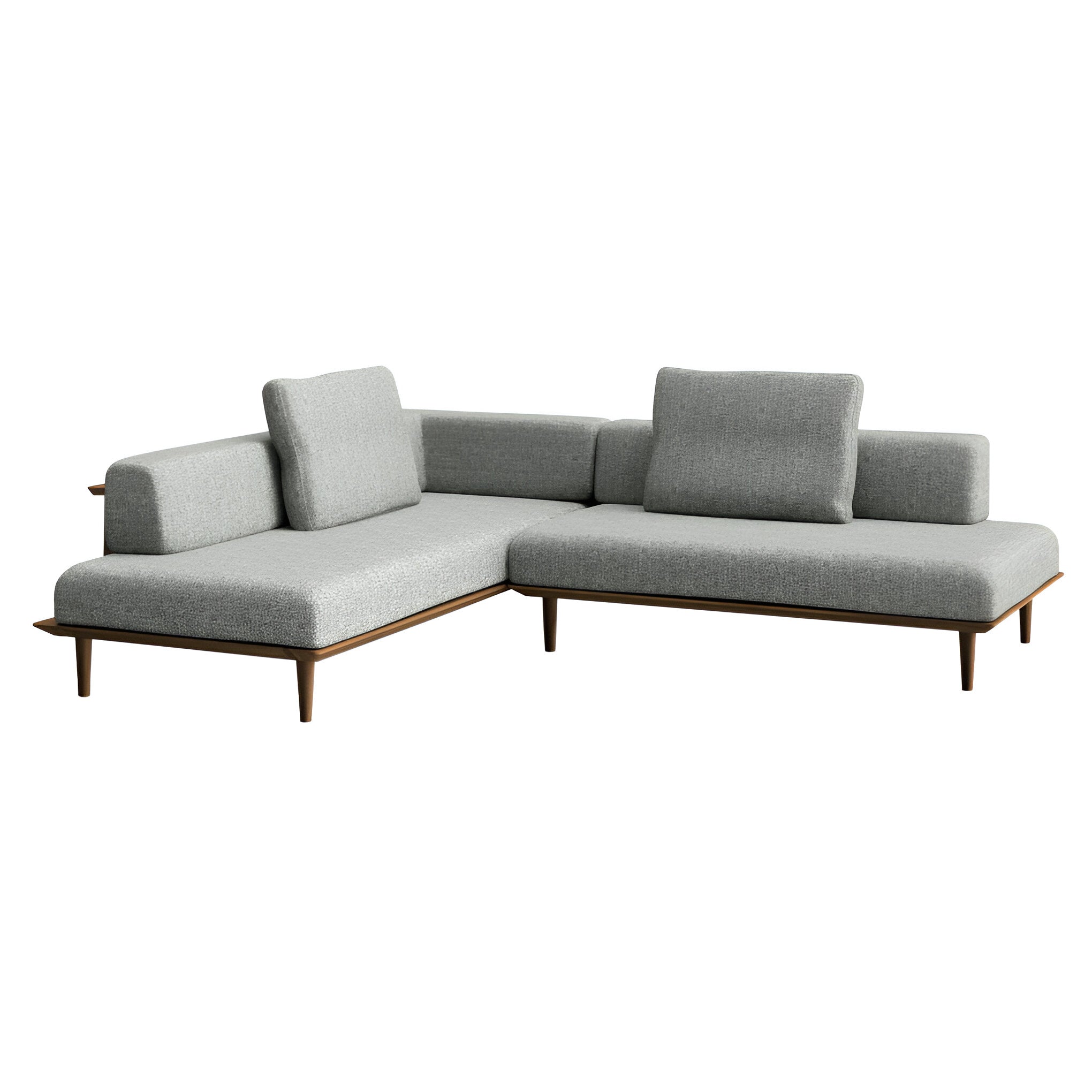 Onga Couch + Sofa: Walnut