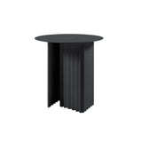 Plec Round Occasional Table: Steel + Small - 19.7