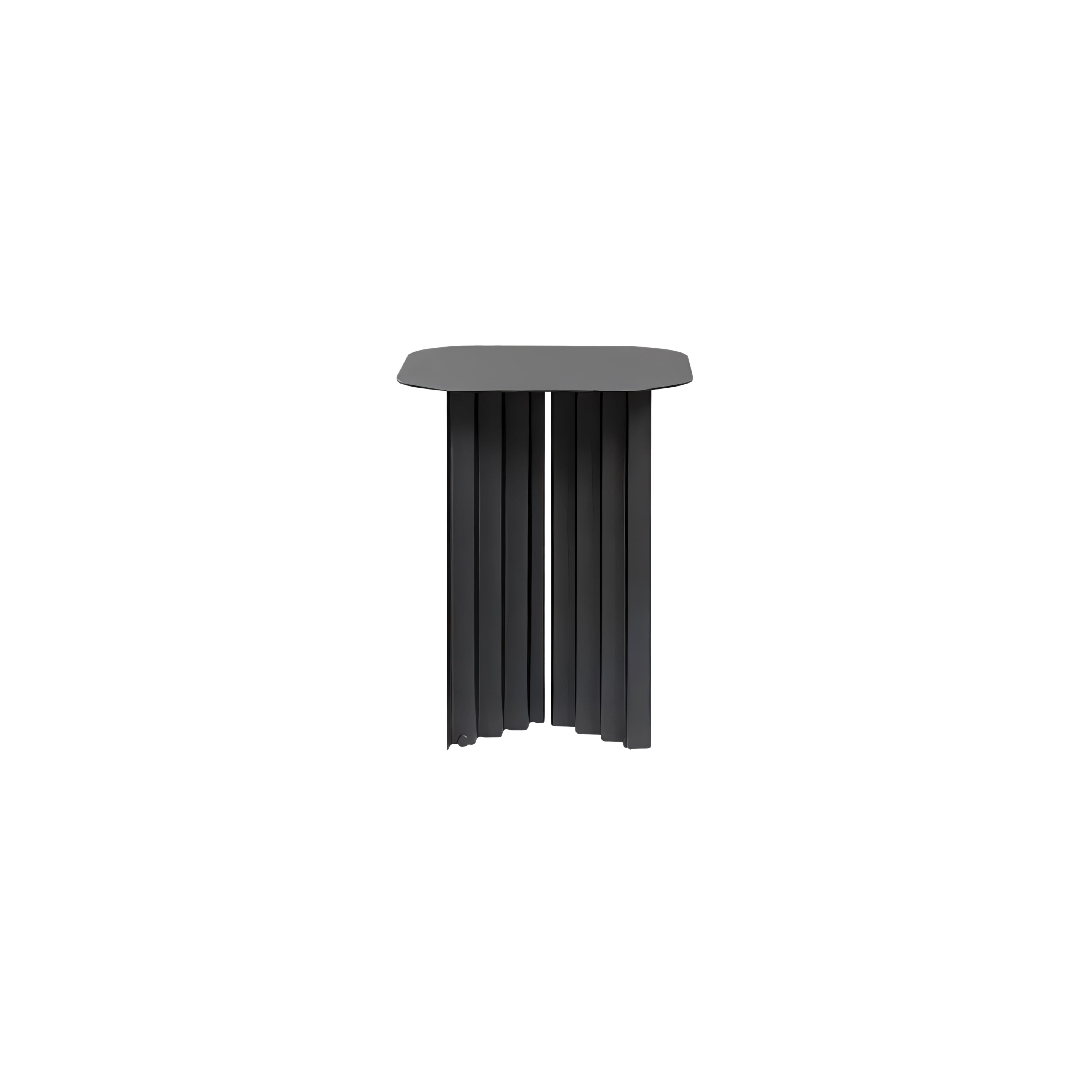 Plec Rectangular Occasional Table: Steel + Small - 14.8
