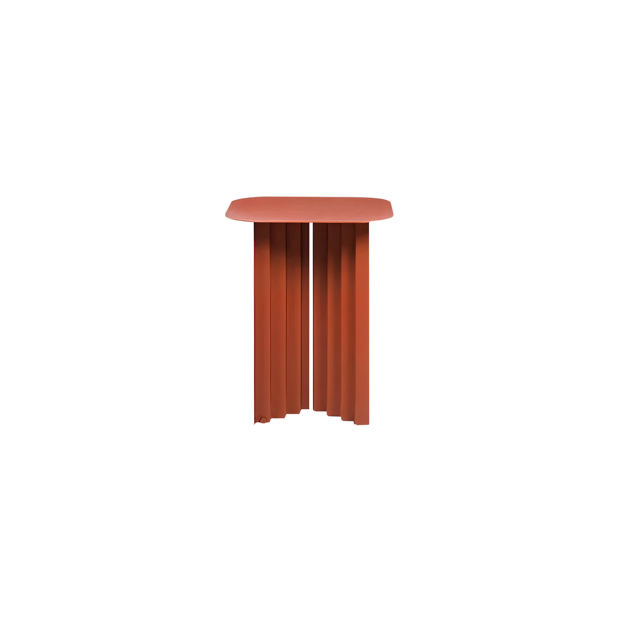Plec Rectangular Occasional Table: Steel + Small - 14.8