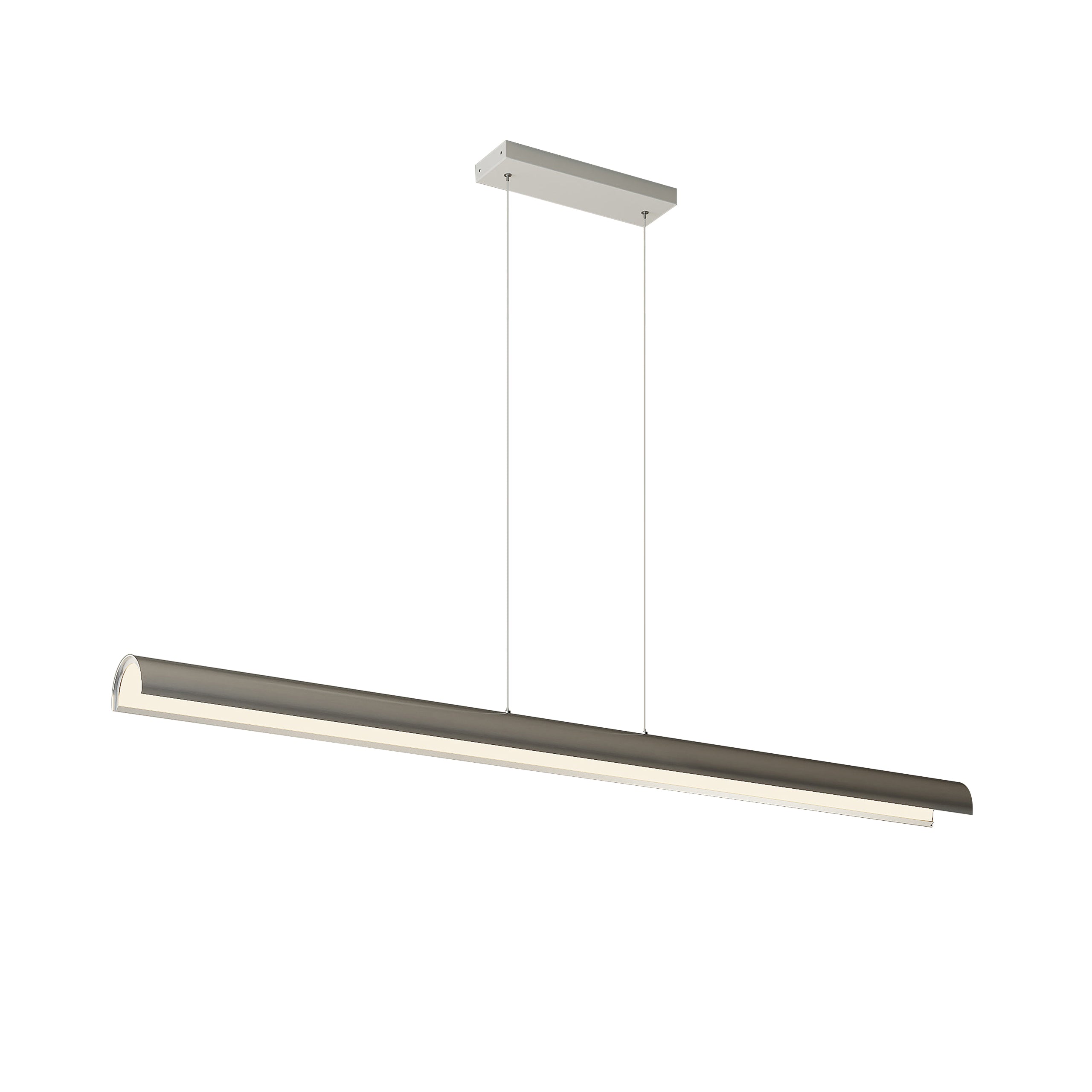 Pola. 6ft Linear Suspension: Brushed Aluminum