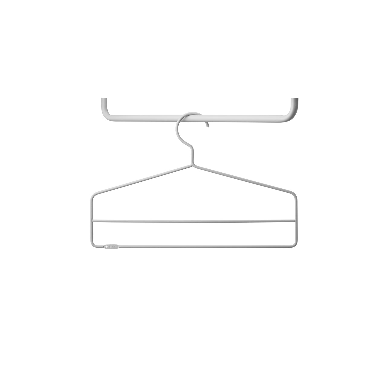 String System: Coat Hanger + Set of 4 + Grey