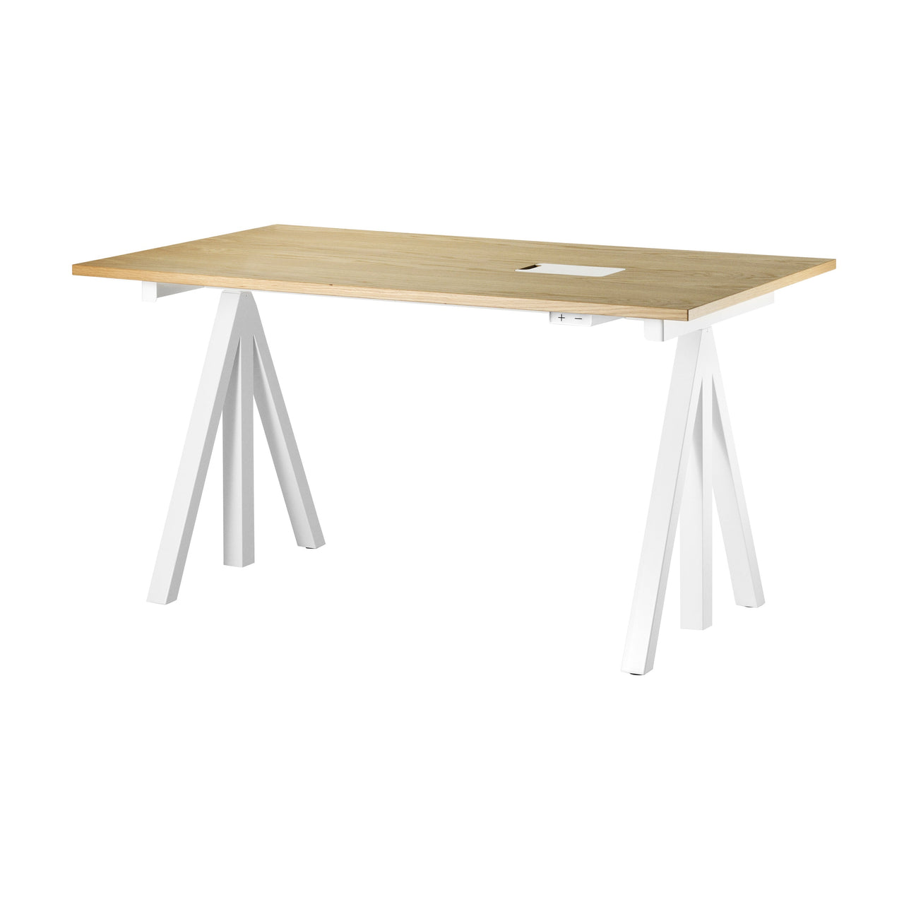 String Works: Height Adjustable Work Desk + Medium - 55.1