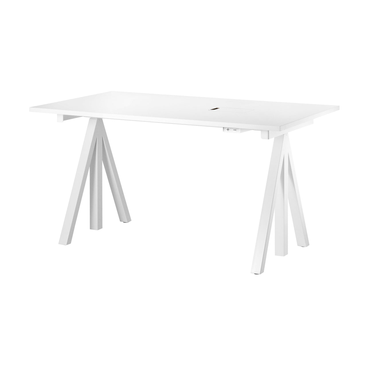 String Works: Height Adjustable Work Desk + Medium - 55.1