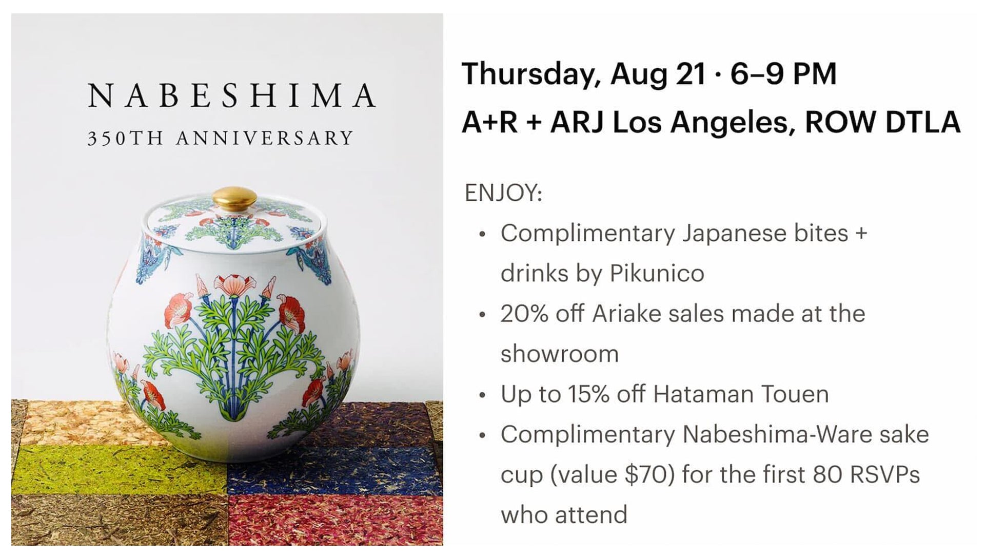 Saga Comes to LA — Opening Reception Aug 21