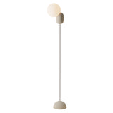 Cantilever Floor Light: Sand + White
