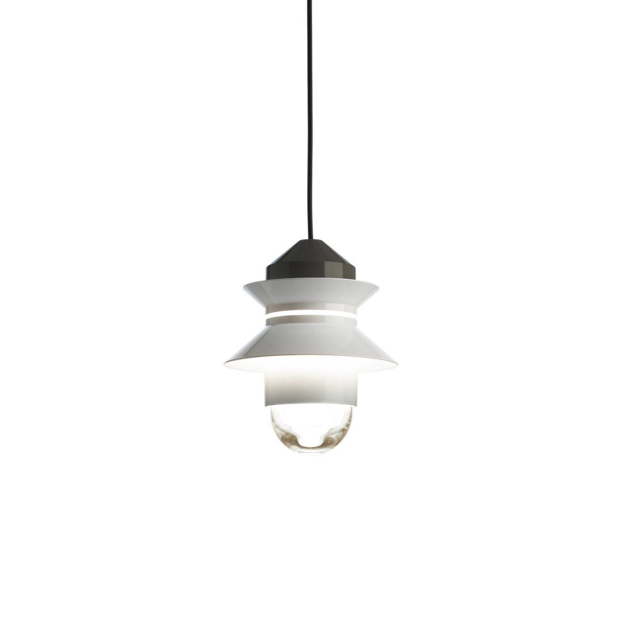Santorini IP65 Light with Canopy: White
