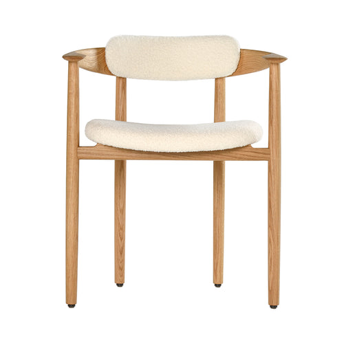 Sava Chair: Seat + Back Upholstered: Oiled Oak + Baru 0200