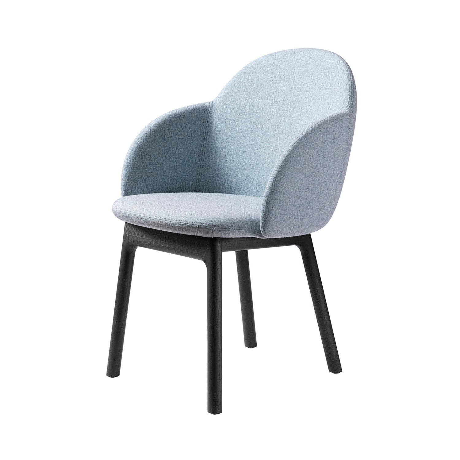 Iola Armchair: Black Ash