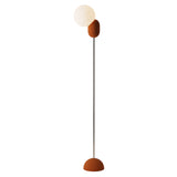 Cantilever Floor Light: Sedona + Chrome