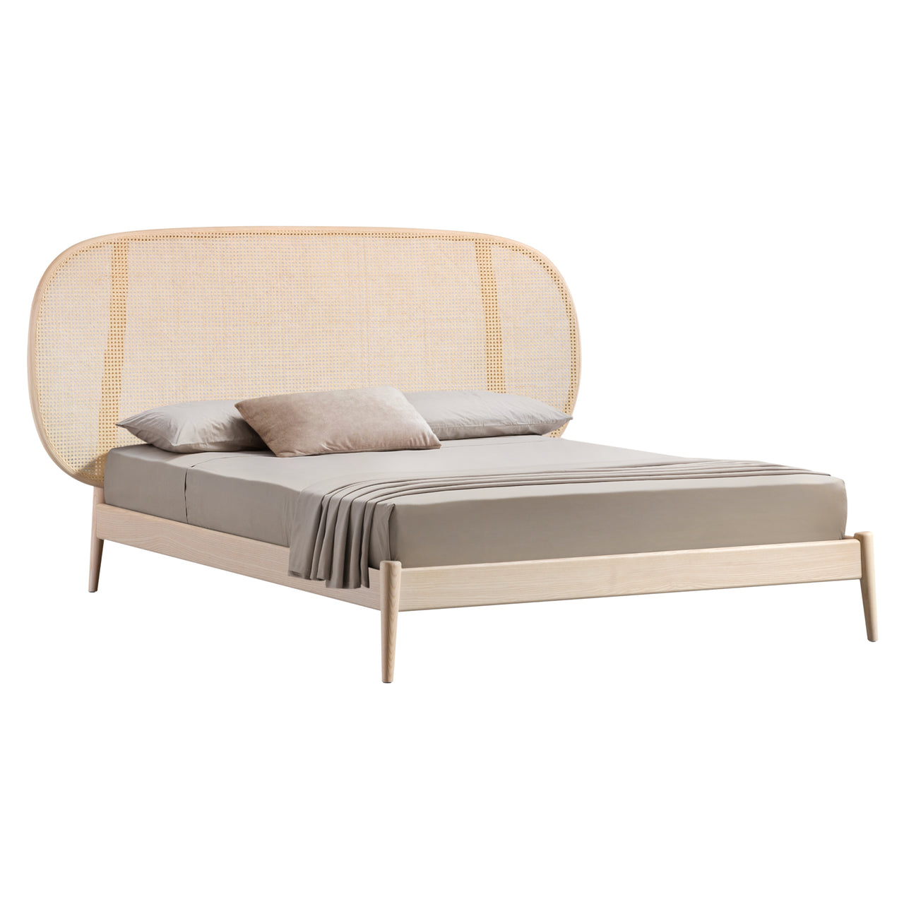 Shiko Wien Bed: Natural Ash + Natural Vienna Straw