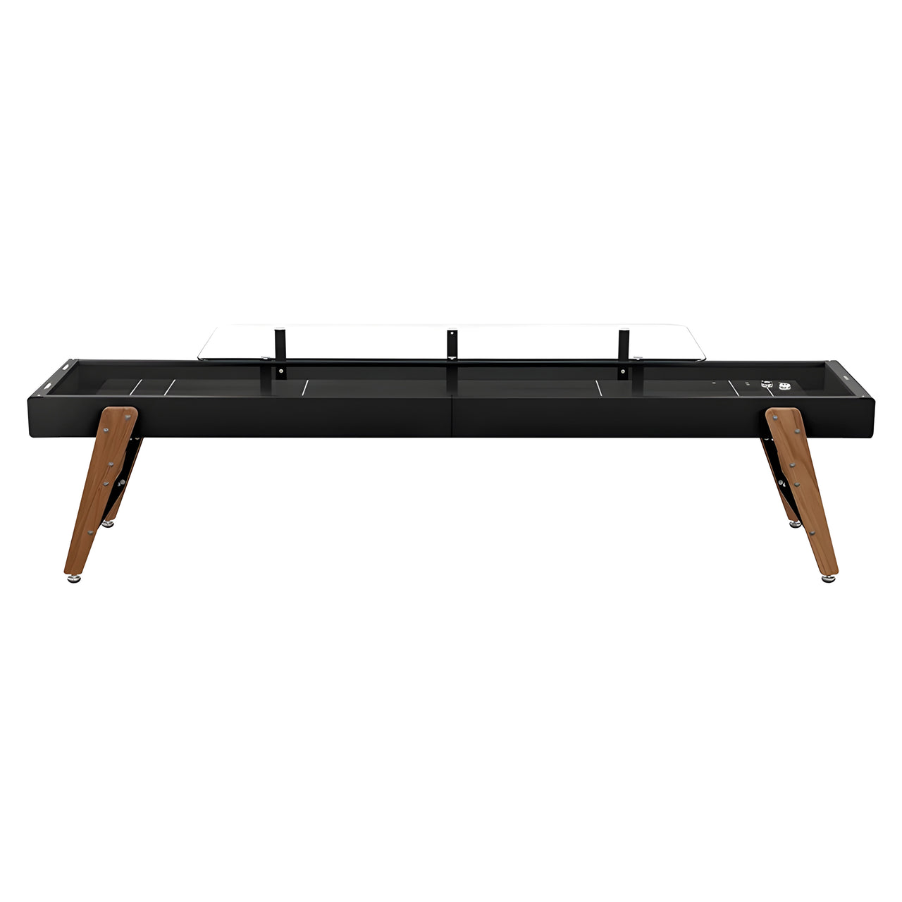 Track Dining Shuffleboard: 14 Feet + Jet Black + Deep Black Lining