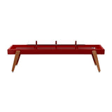 Track Dining Shuffleboard: 12 Feet + Bordeaux + Burgundy Lining