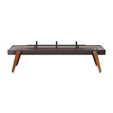 Track Dining Shuffleboard: 12 Feet + Grey Brown + Pearl Beige Lining