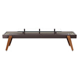 Track Dining Shuffleboard: 14 Feet + Grey Brown + Pearl Beige Lining