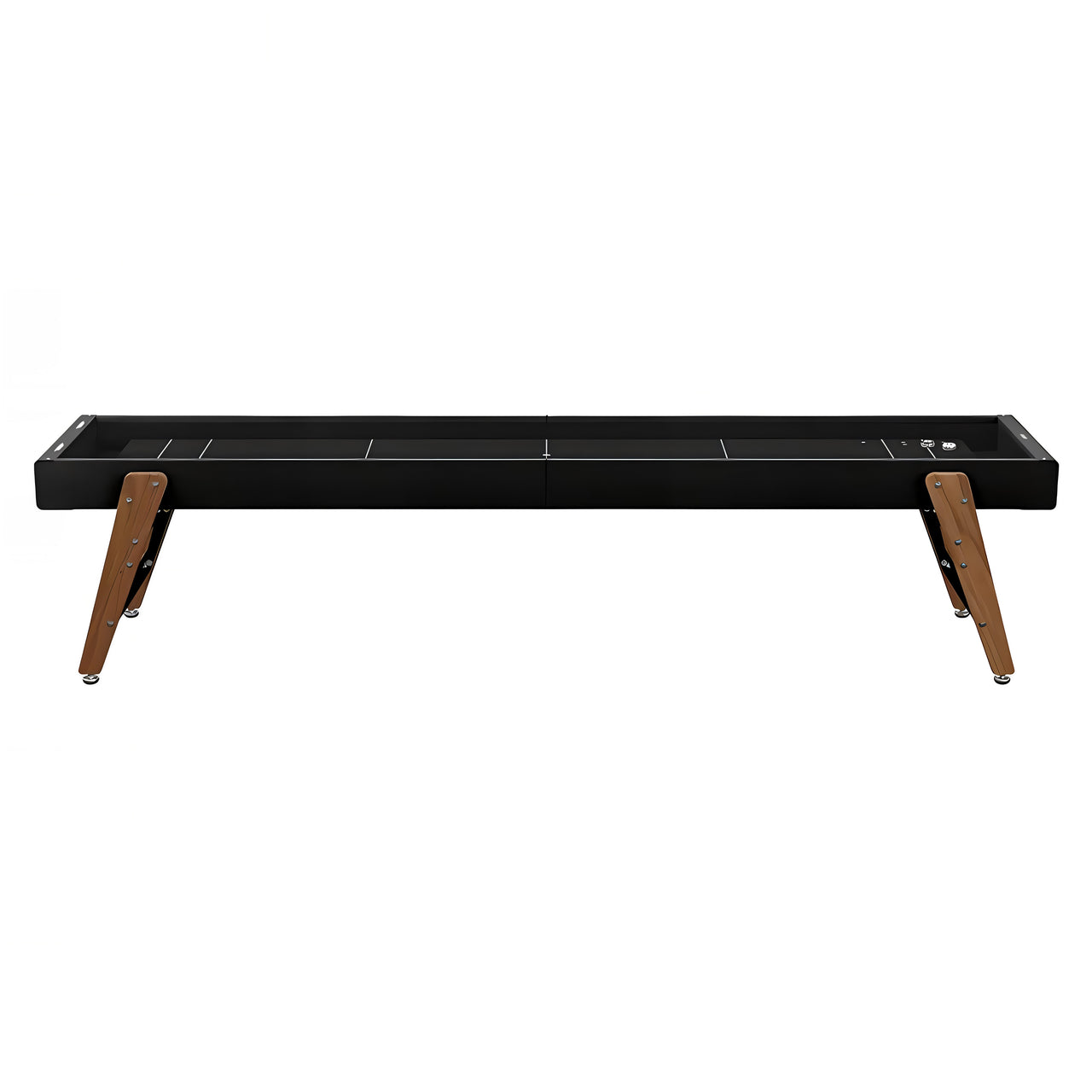Track Shuffleboard: 14 Feet + Jet Black + Deep Black Lining