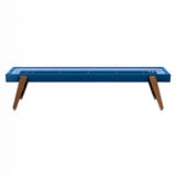 Track Shuffleboard: 14 Feet + Green Blue + Sky Lining