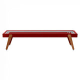 Track Shuffleboard: 14 Feet + Bordeaux + Burgundy Lining