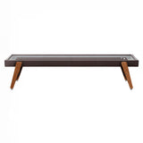 Track Shuffleboard: 14 Feet + Grey Brown + Pearl Beige Lining