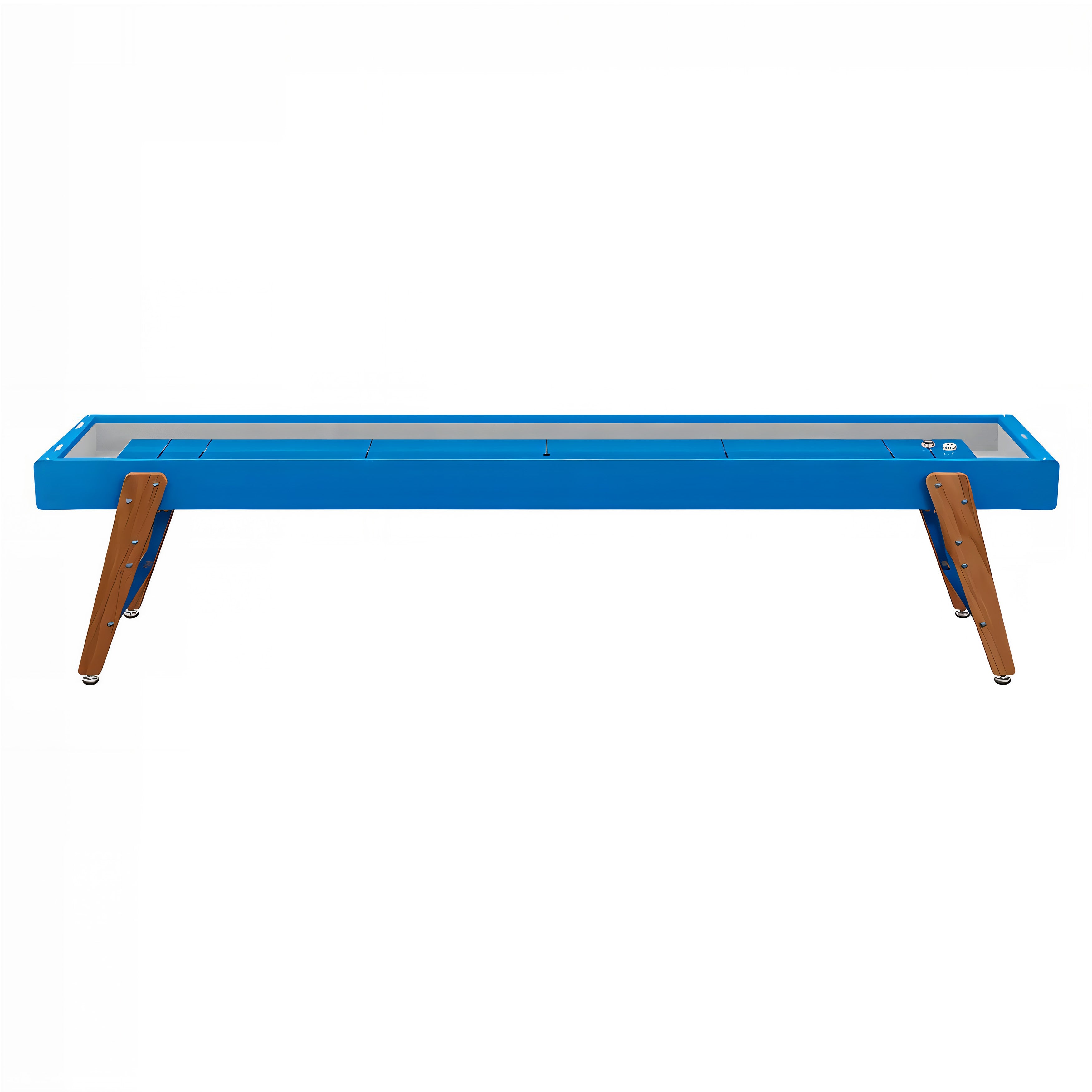 Track Shuffleboard: 14 Feet + Sky Blue + Sky Lining