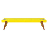 Track Shuffleboard: 14 Feet + Sulfur Yellow + Snow Lining