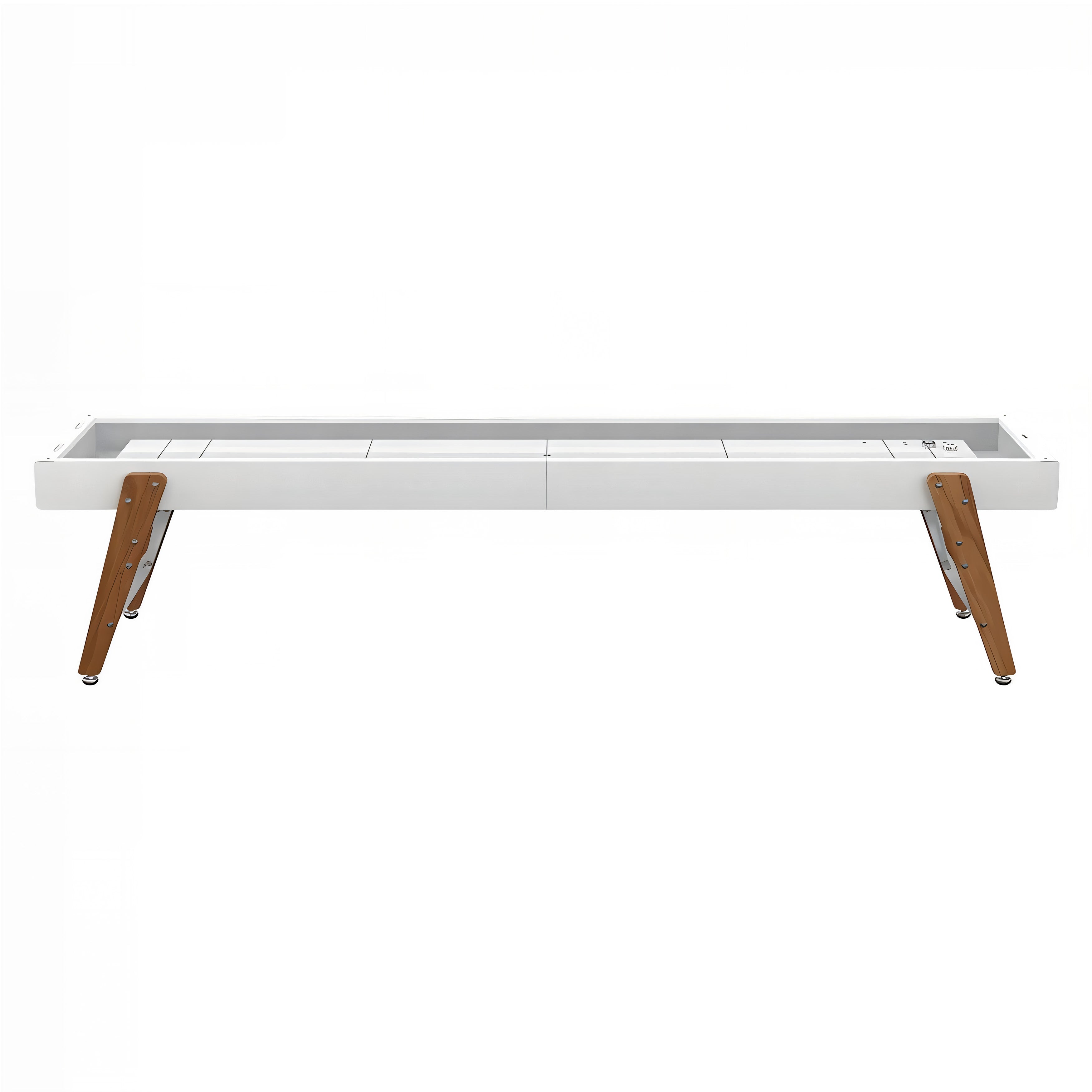 Track Shuffleboard: 14 Feet + Traffic White + Ash Lining