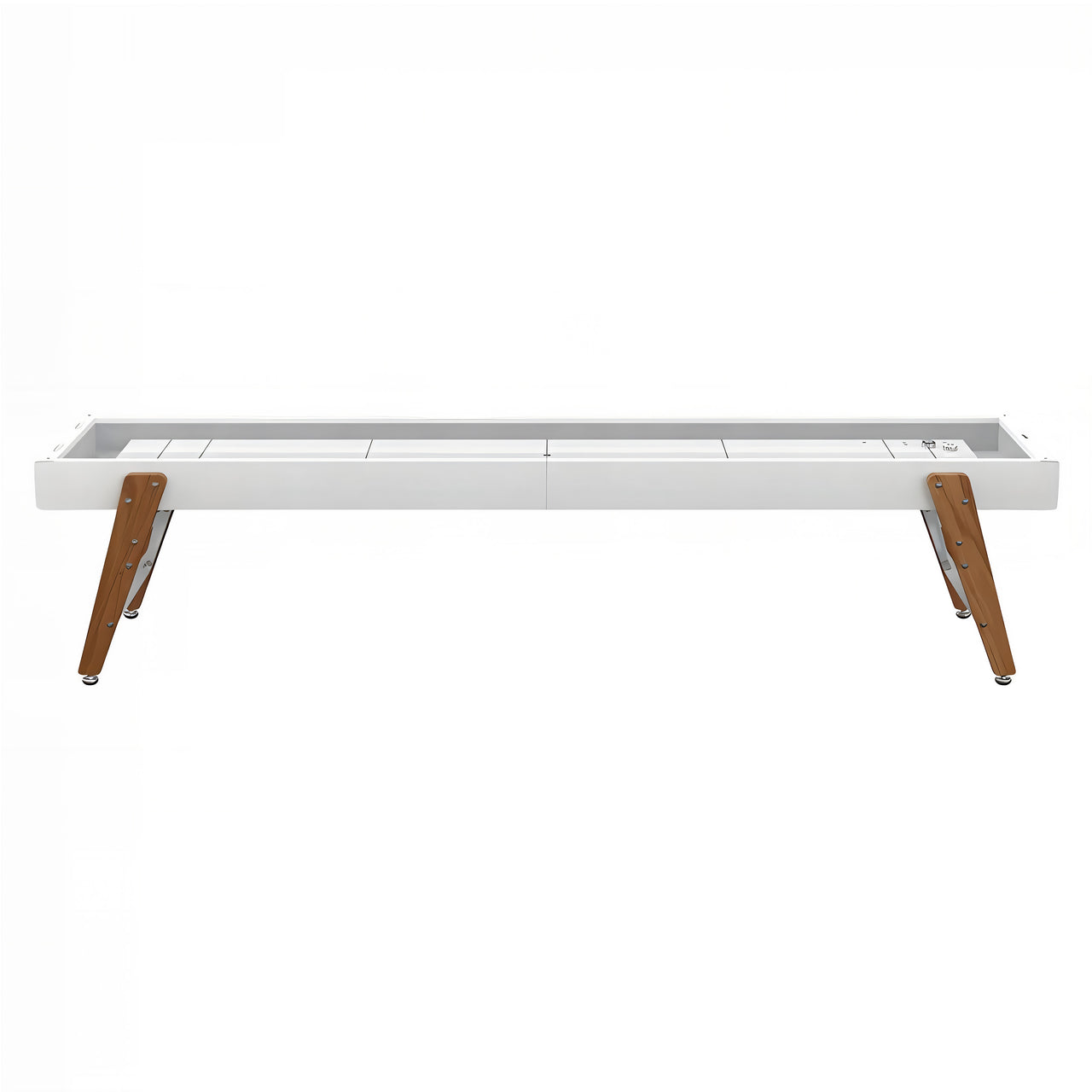 Track Shuffleboard: 14 Feet + Traffic White + Ash Lining